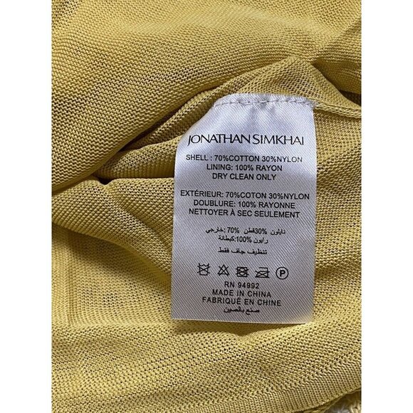 Jonathan Simkhai S Midi Dress Wrap Macrame Halter Crochet Designer Luxury Boho - Picture 12 of 12